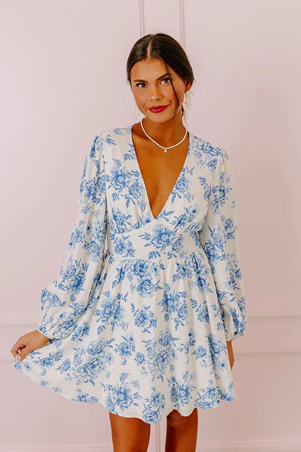 Meadow Muse Linen-Blend Dress | Impressions Online Boutique
