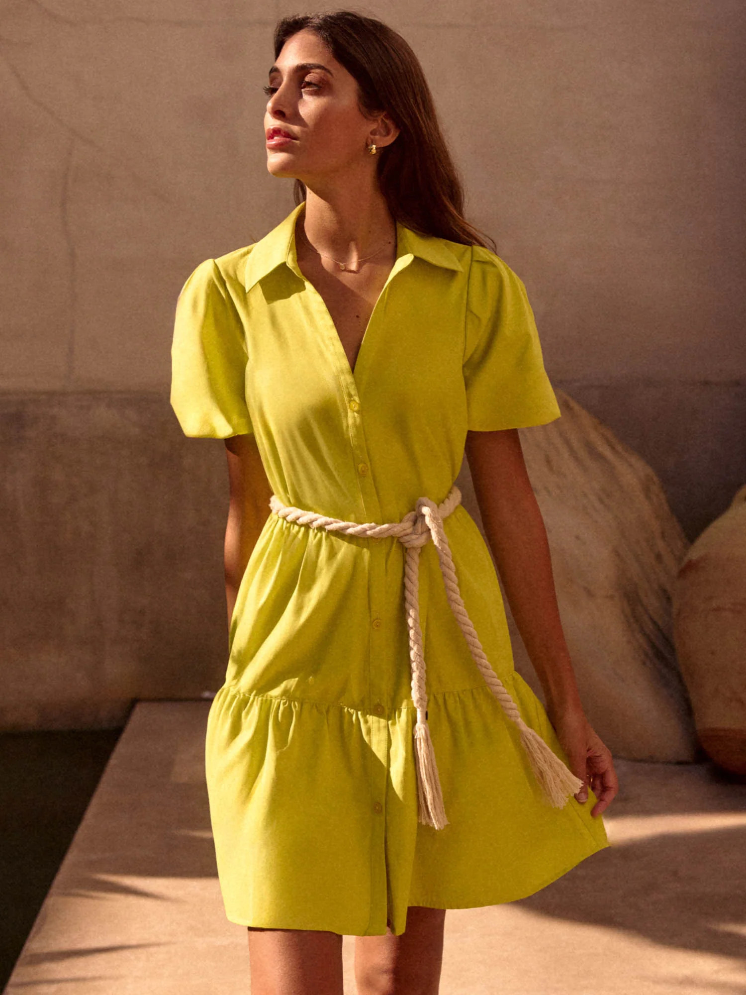 Women's Havana Mini Dress in Zest | Brochu Walker | Brochu Walker