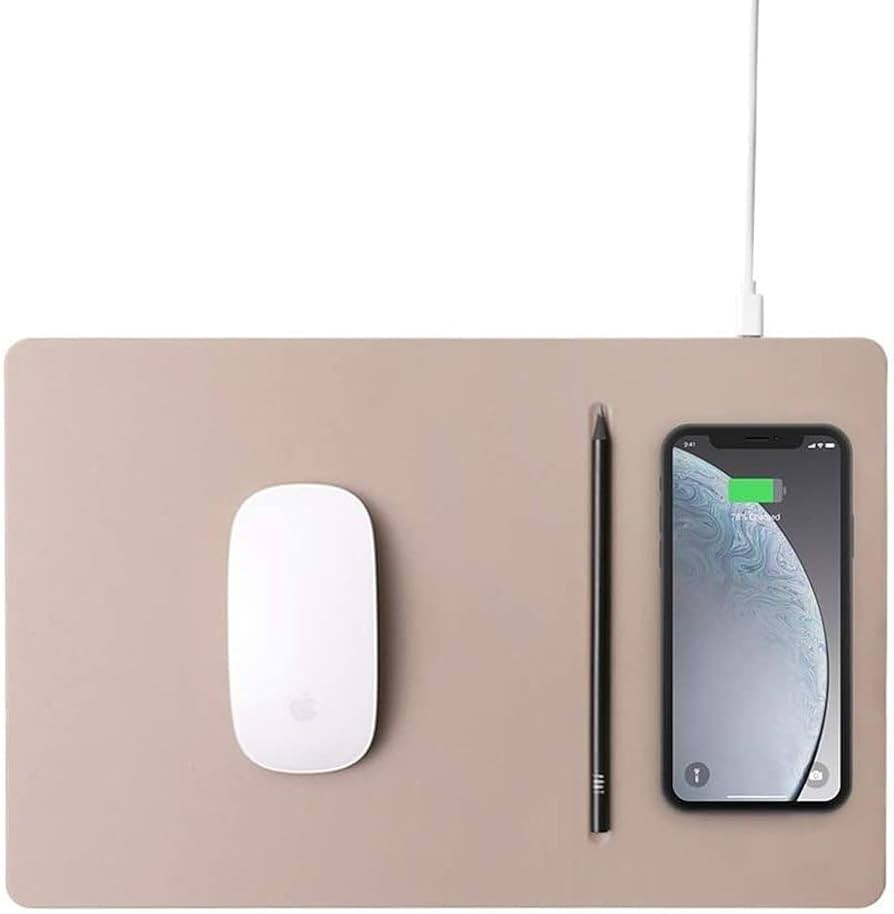 POUT - H3 PRO Qi Wireless Charging Mouse Pad Mat for MacBook, Laptop & Desk - Charges iPhone, Air... | Amazon (US)