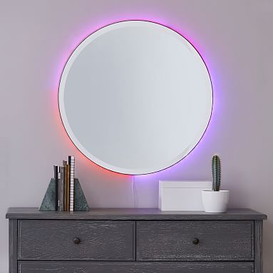Ombre Ambient Backlit LED Mirror | Pottery Barn Teen