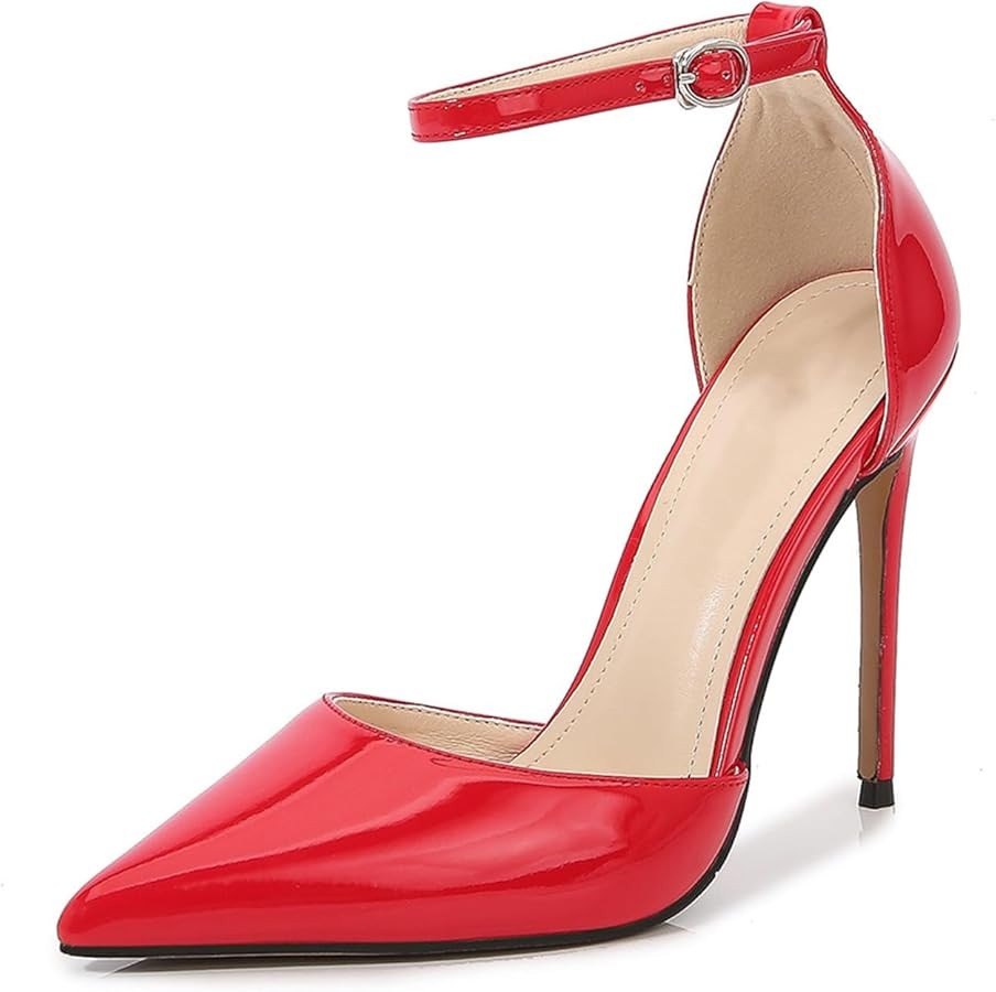 12CM/4.72IN Women Sexy High Heels Stiletto Party Club High Heels Shoes Fashion Pointed Wedding Dr... | Amazon (US)