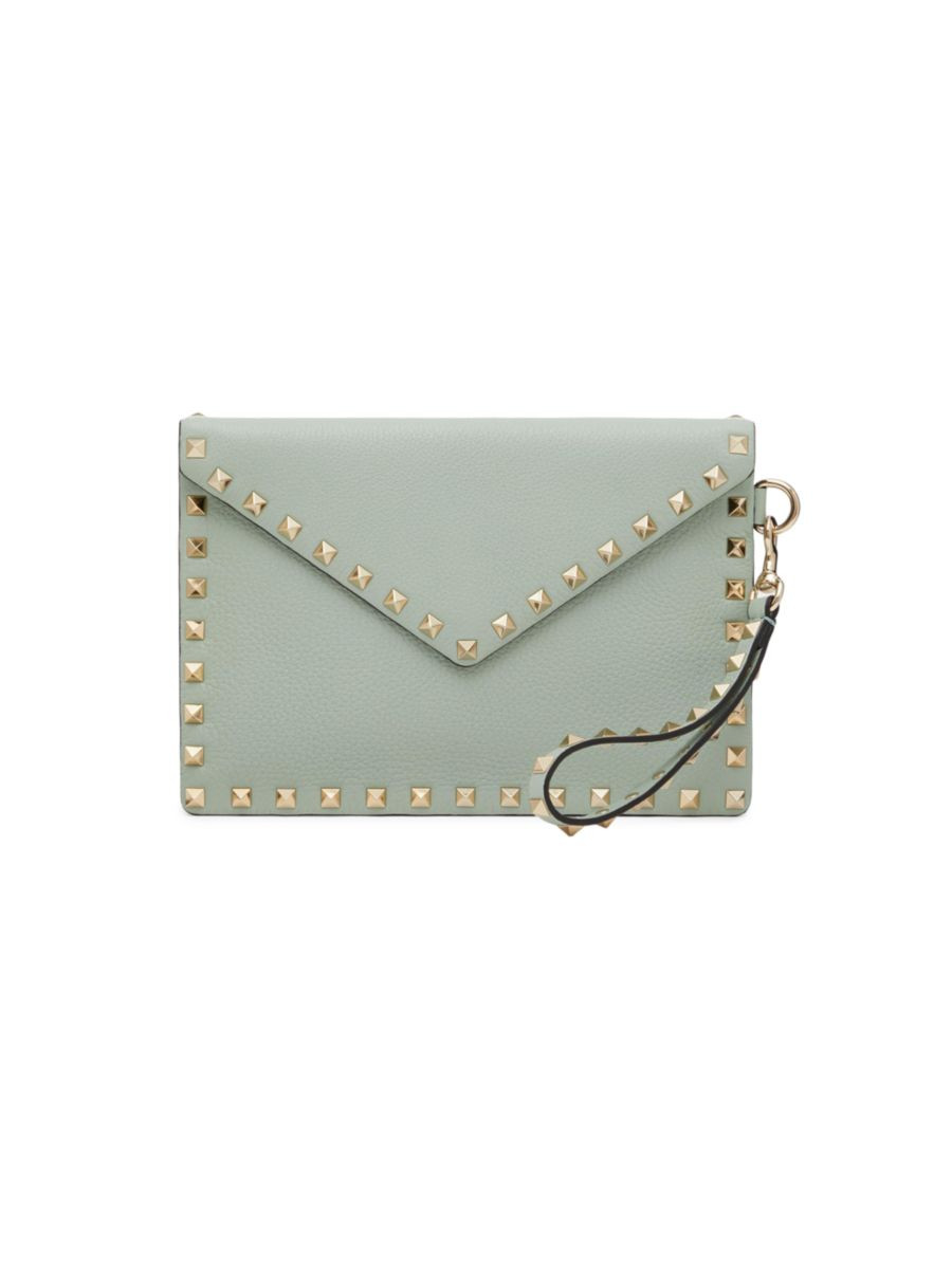Shop By CategoryClutches & PouchesValentino GaravaniRockstud Grainy Calfskin Pouch$474$790
      ... | Saks Fifth Avenue
