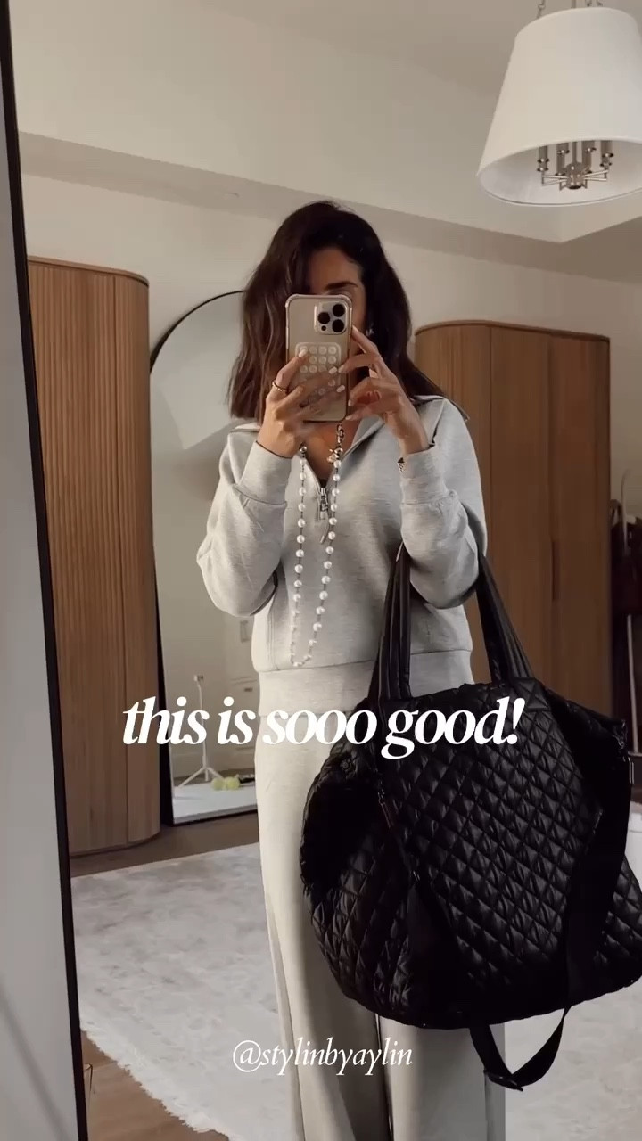 One of my favorite tote bags! I highly recommend the size “LARGE” for travel and the size “MEDIUM” for everyday #stylinbyaylin #aylin #mzwallace #tote-bag

#LTKgrwm #LTKmomlife #LTKTravel