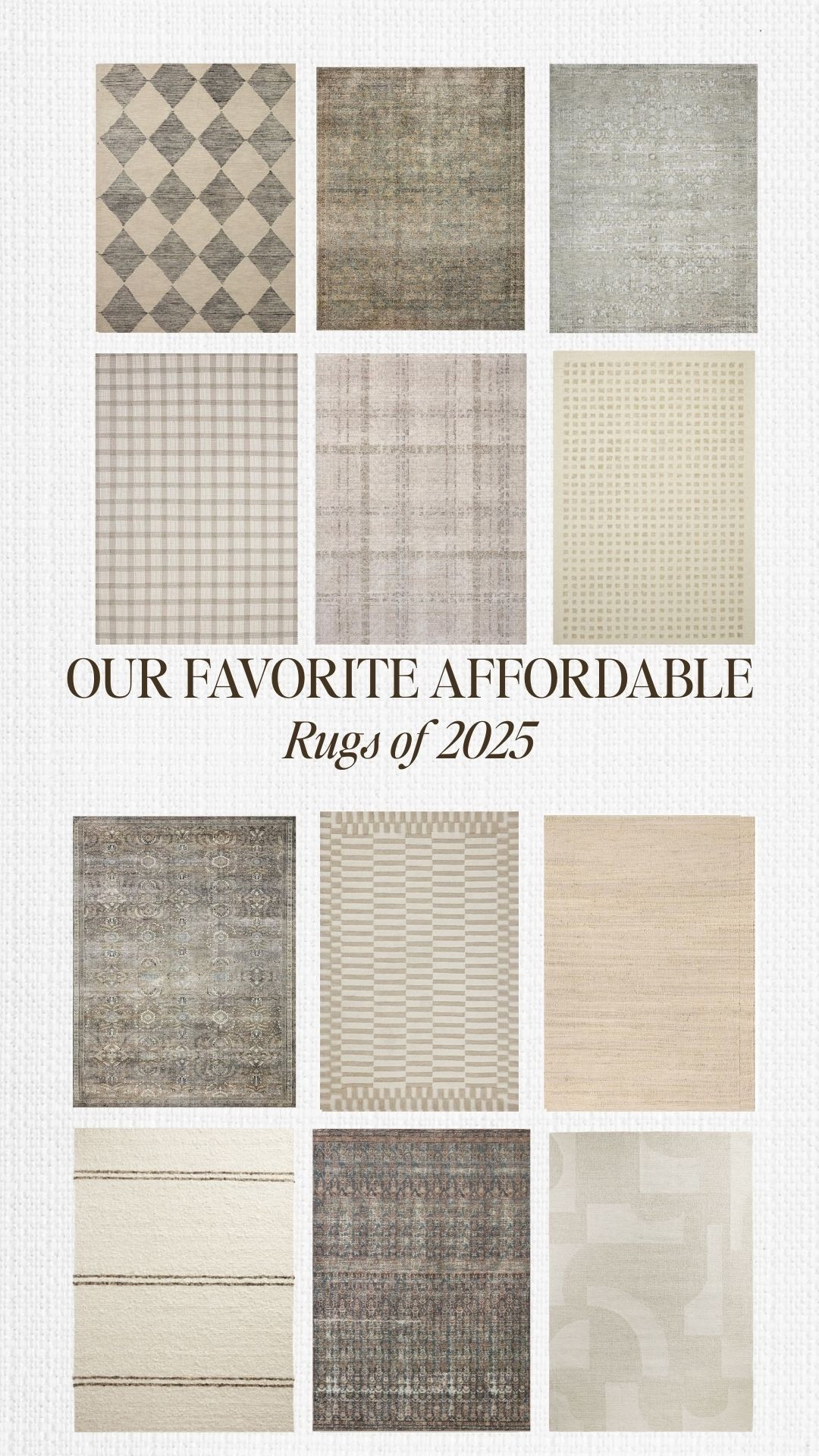 Our Favorite Affordable Rugs of 2025✨☕️

#LTKHome