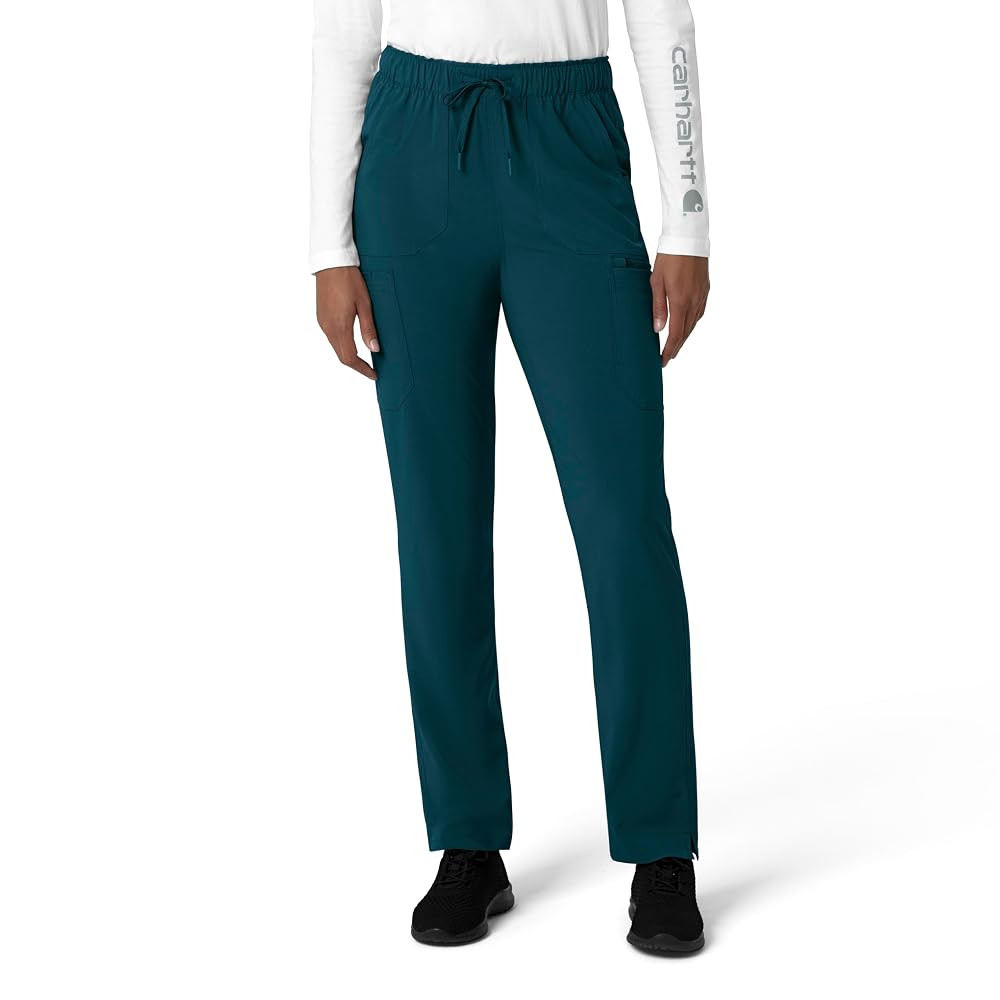 Carhartt Scrubs for Women, Force CrossFlex StraightLeg Cargo Pants with Drawstring and 7 Pockets | Amazon (US)