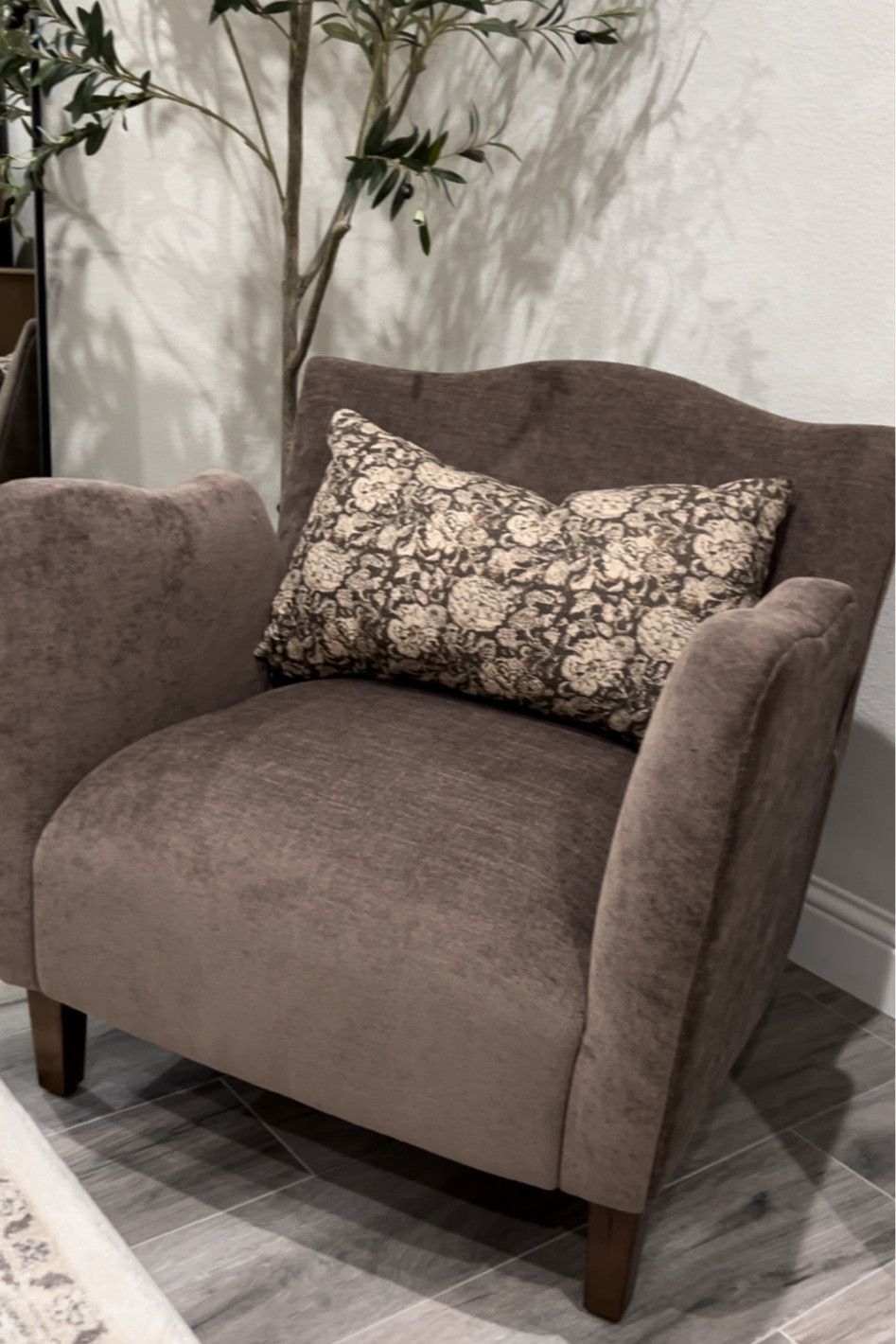 Perfect cozy corner. 
Studio McGee accent chair from Target. 
Such a beautiful color and loving this throw pillow with it. 

Follow @houseofwest_ on Instagram for more inspiration  

#LTKHome #LTKStyleTip