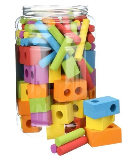 My 2.5 year old daughter has recently really been into these foam peg blocks! They’re easy and colorful and promote creativity! Great for gifting a 2-5 year old!

#LTKbaby #LTKGiftGuide #LTKkids