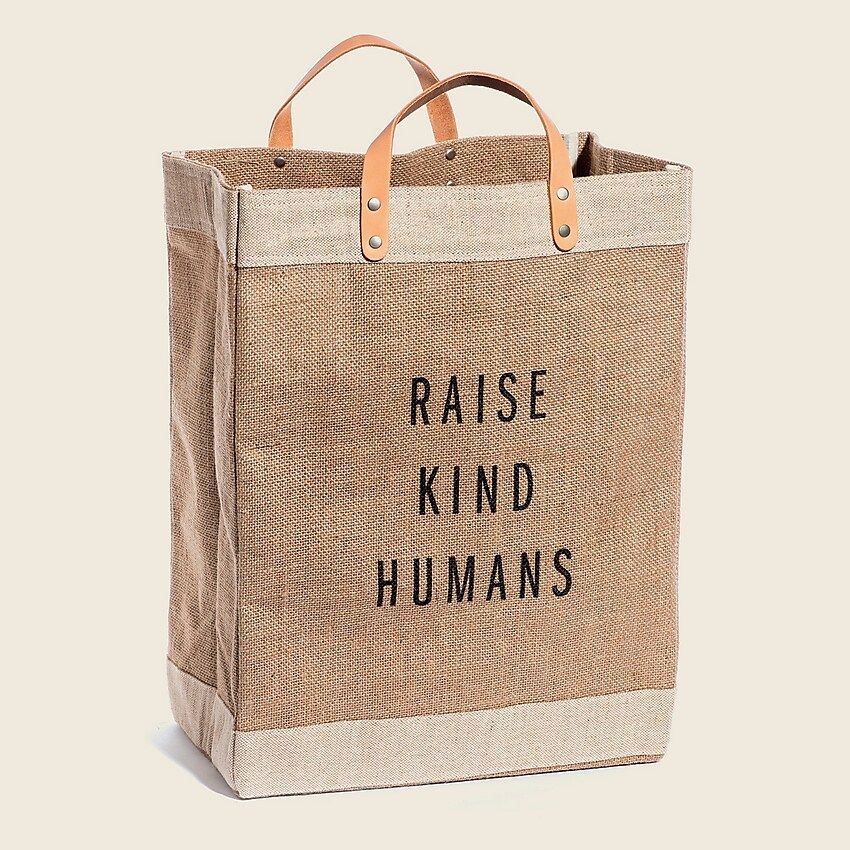 Apolis™ Raise Kind Humans market bag | J.Crew US