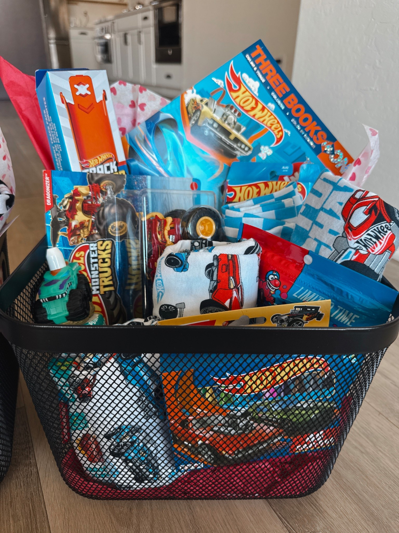 Toddler love basket, boy love basket, hot wheels themed love basket, Valentine’s Day gifts for kids 

#LTKKids #LTKValentine #LTKSaleAlert