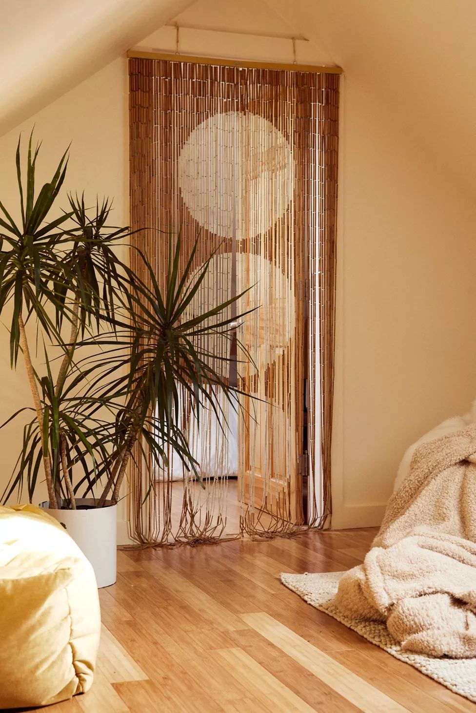 Big Dot Bamboo Beaded Curtain | Urban Outfitters (US and RoW)