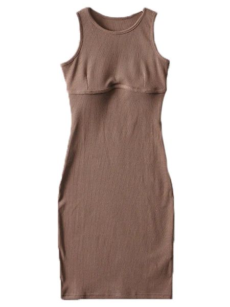 'Heather' Bust Line Ribbed Midi Dress (4 Colors) | Goodnight Macaroon