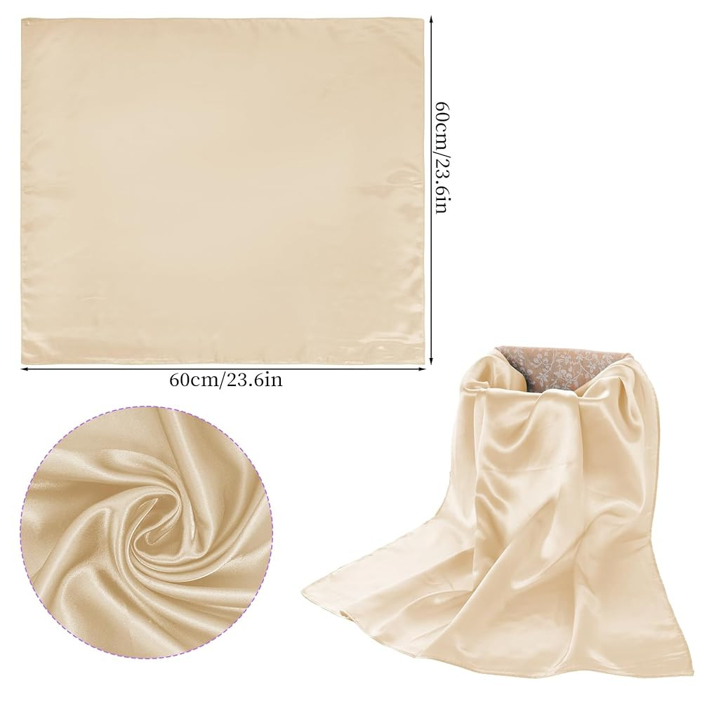 Chiffon Scarf Square Ribbon Neck Scarf Satin Scarf Handkerchief for Halloween Retro Women Girls C... | Amazon (US)