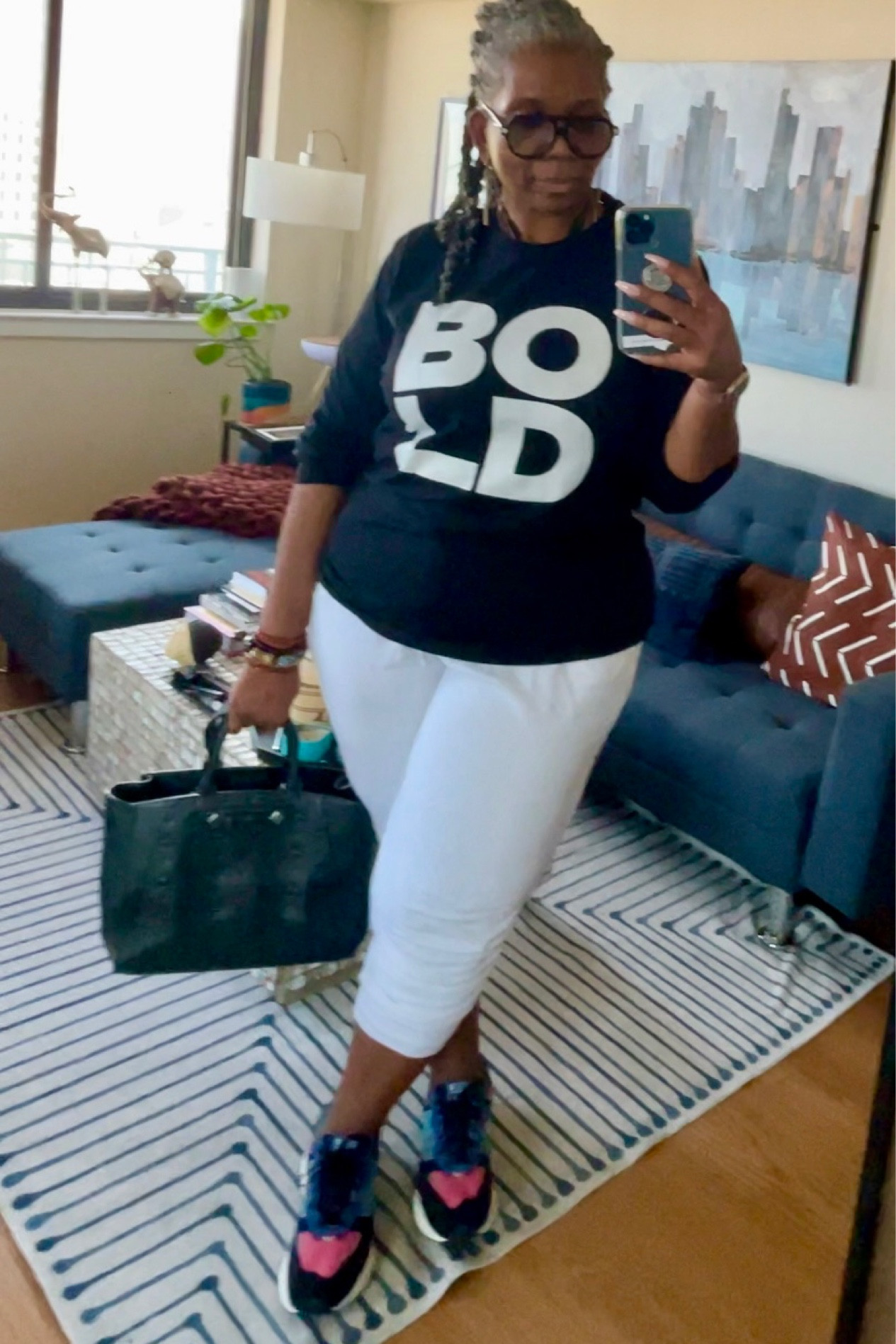 The #RTO OOTD that’s also a blurry blooper.  But my New Balances, paired with joggers from Target, an MCM tote used as a laptop bag & graphic tee (via Glorious Broads) was too cute not to share.  

#LTKplussize #LTKover40 #LTKworkwear