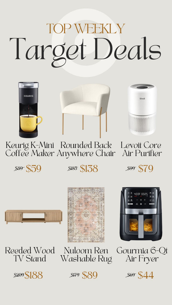My top 6 Target Weekly Deals under $150!