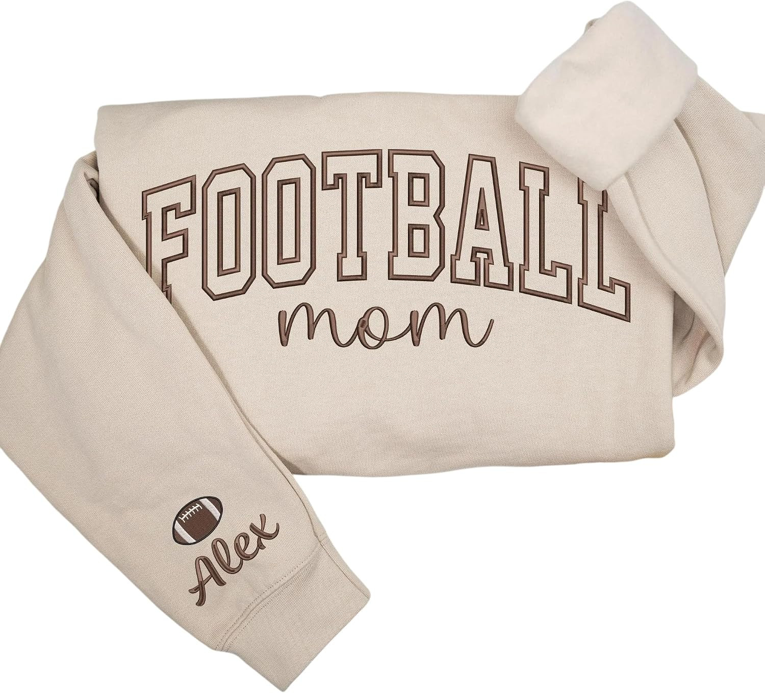 Custom Embroidered Sport Mom Sweatshirt, Game Day Shirt Women, Personalized Football Mom Sweater, Volleyball Hockey Baseball | Amazon (US)