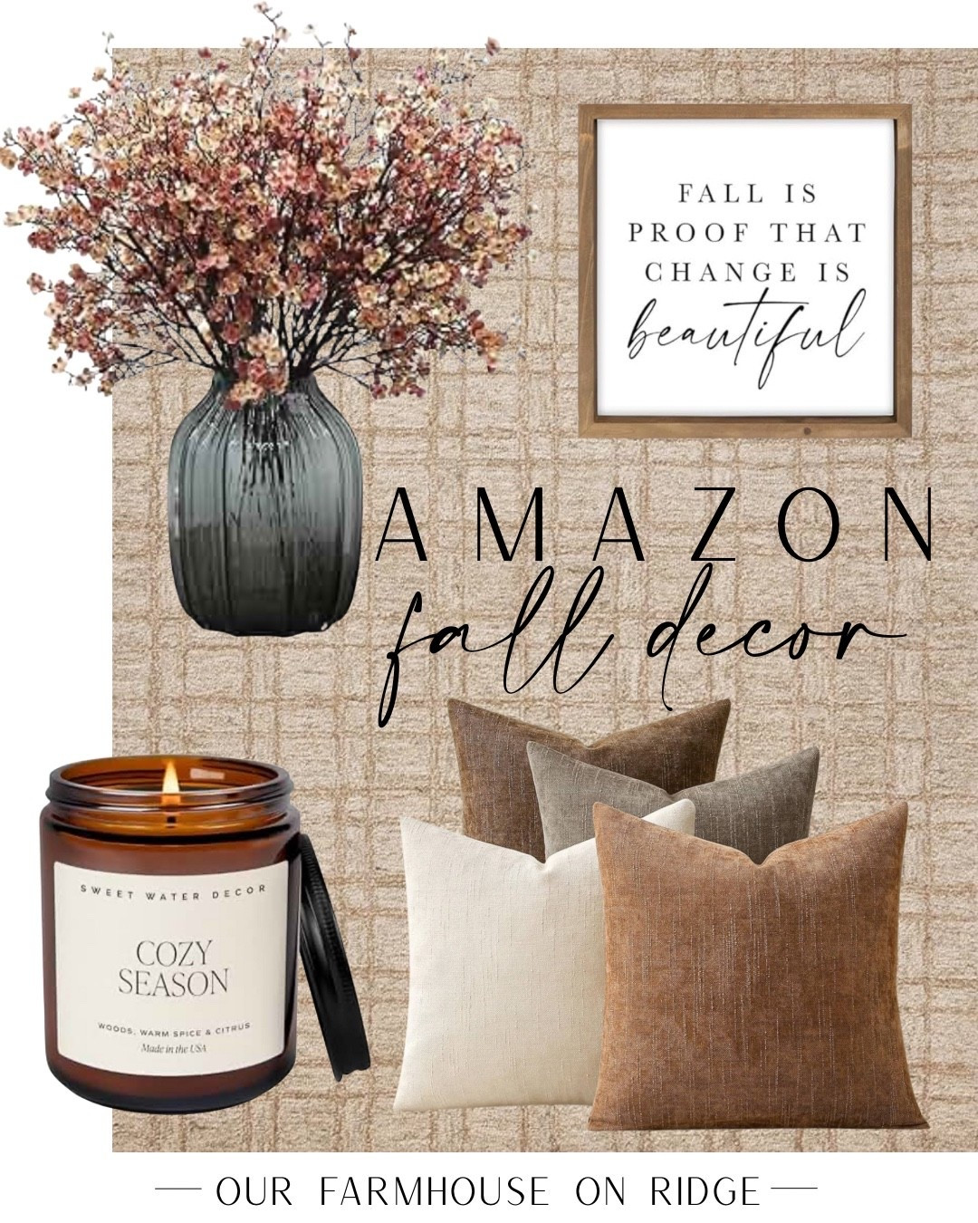 Fall decor for your living room!

Fall, fall decor, fall sprays, fall flowers, fall sign, fall candle, fall pillows, plaid rug, neutral, home decor, interior, home, season

#LTKSeasonal #LTKFamily #LTKHome