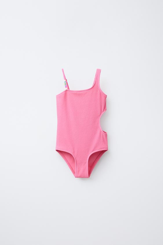 6-14 YEARS/ BEADED STRUCTURE SWIMSUIT | Zara US