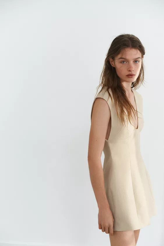 STRIPED SHORT DRESS | Zara UK