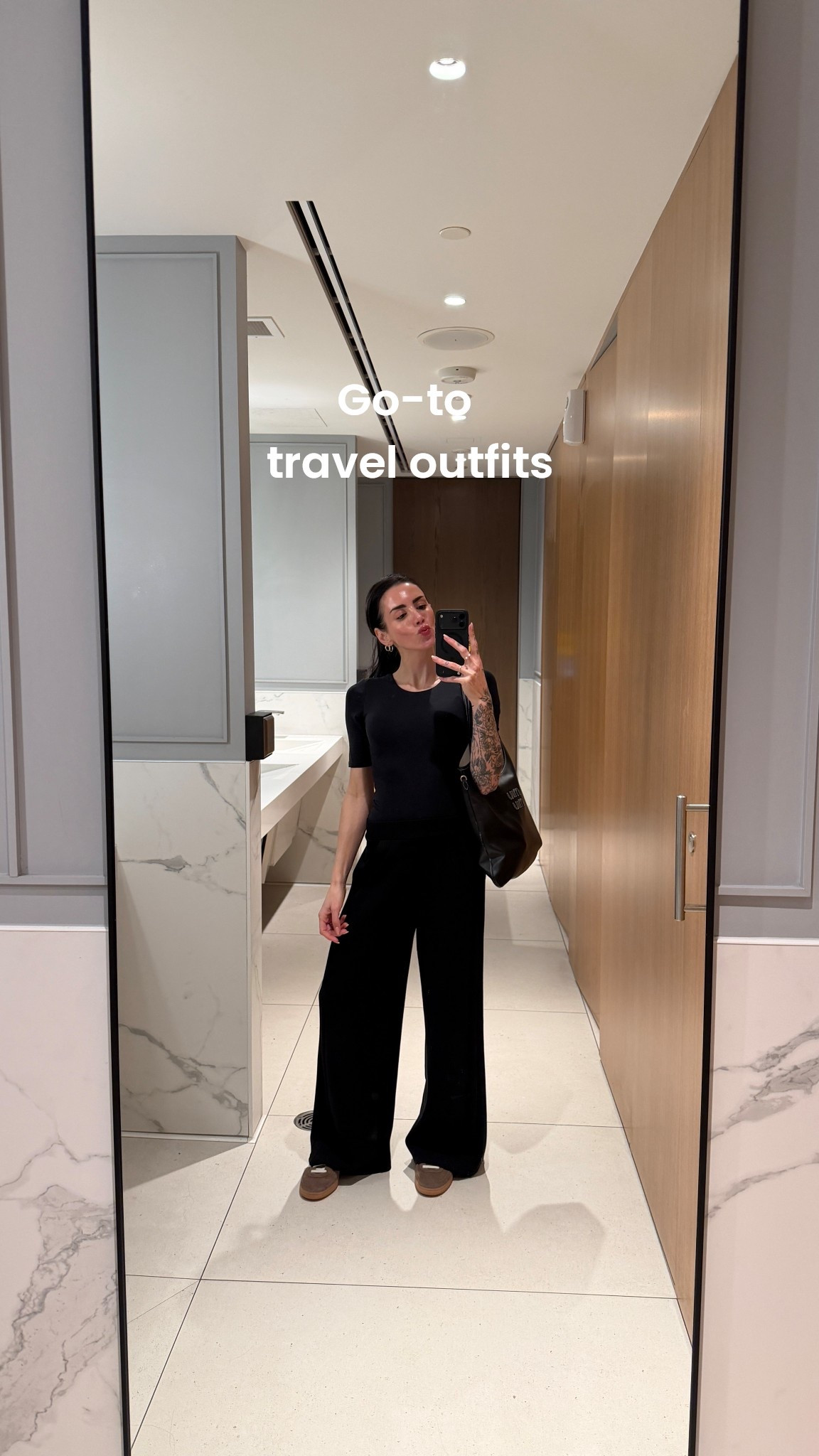 my go to is usually an all black or monochrome moment. Soft comfortable materials are a must because there’s enough going on already when travelling with little kiddos 😅😇  linking pieces I own and love and travel with! 

#LTKfamily #LTKcanada #LTKtravel