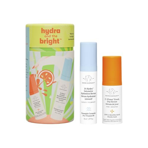 Drunk Elephant Hydra and the Bright - Includes C-Firma (9 ml) and B-Hydra (8 ml) - Clean Clinical Skincare - Cruelty-Free - Dermatologist-Tested - Free of Essential Oils, Silicones, and Fragrance | Amazon (US)