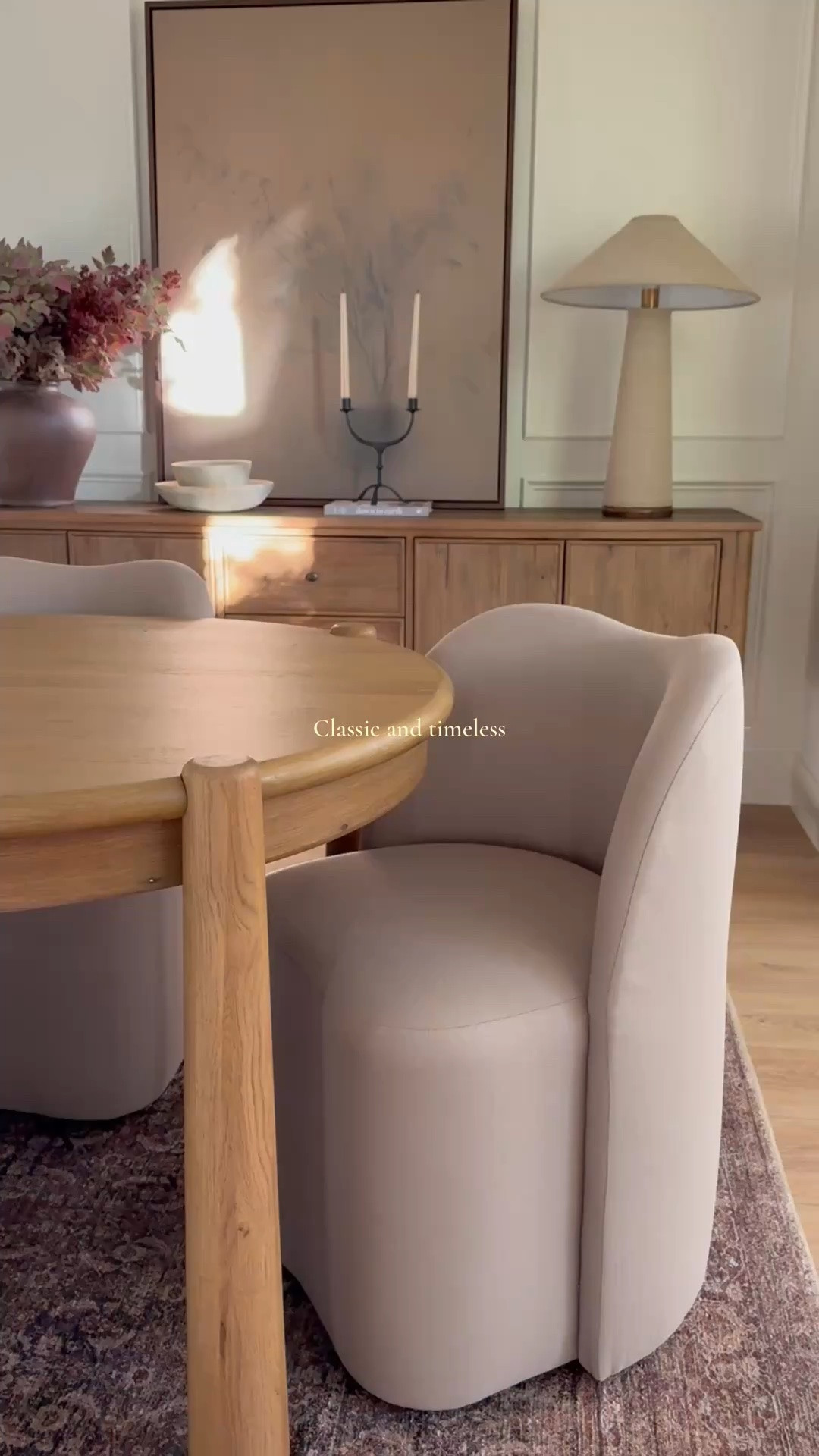 Making room for classic and timeless.

Use code Paula10off for 10% off your Cottage and Key order. 

Love how warm and cozy my dining room feels. So many of my favorite pieces are on sale right now, including my dining chairs, linen lamp, vintage-style area rug, and linear pendant (not shown in this reel).

#LTKSaleAlert #LTKHome #LTKSeasonal
