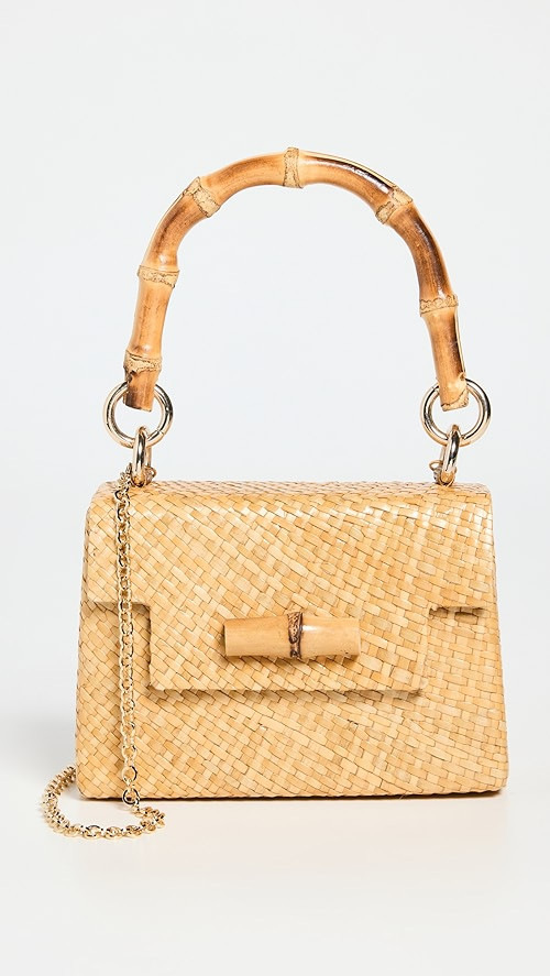 Stella Bun Straw Mini Bag | Shopbop