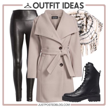 Great look for winter with black faux leather leggings 

#LTKunder50 #LTKstyletip #LTKSeasonal