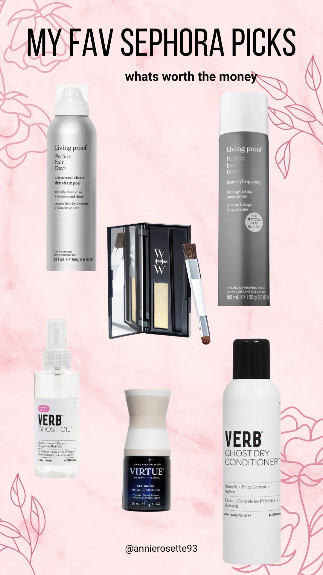 Hair products that are actually worth it from Sephora for the Sephora Sale which ends 4/14 if you need to stock up. some of my favorite hair oils, heat protectant, the only dry shampoo I use and root touch up

#LTKSaleAlert #LTKBeauty