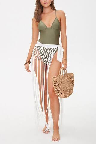 Fringe Sarong Swim Cover-Up | Forever 21 (US)