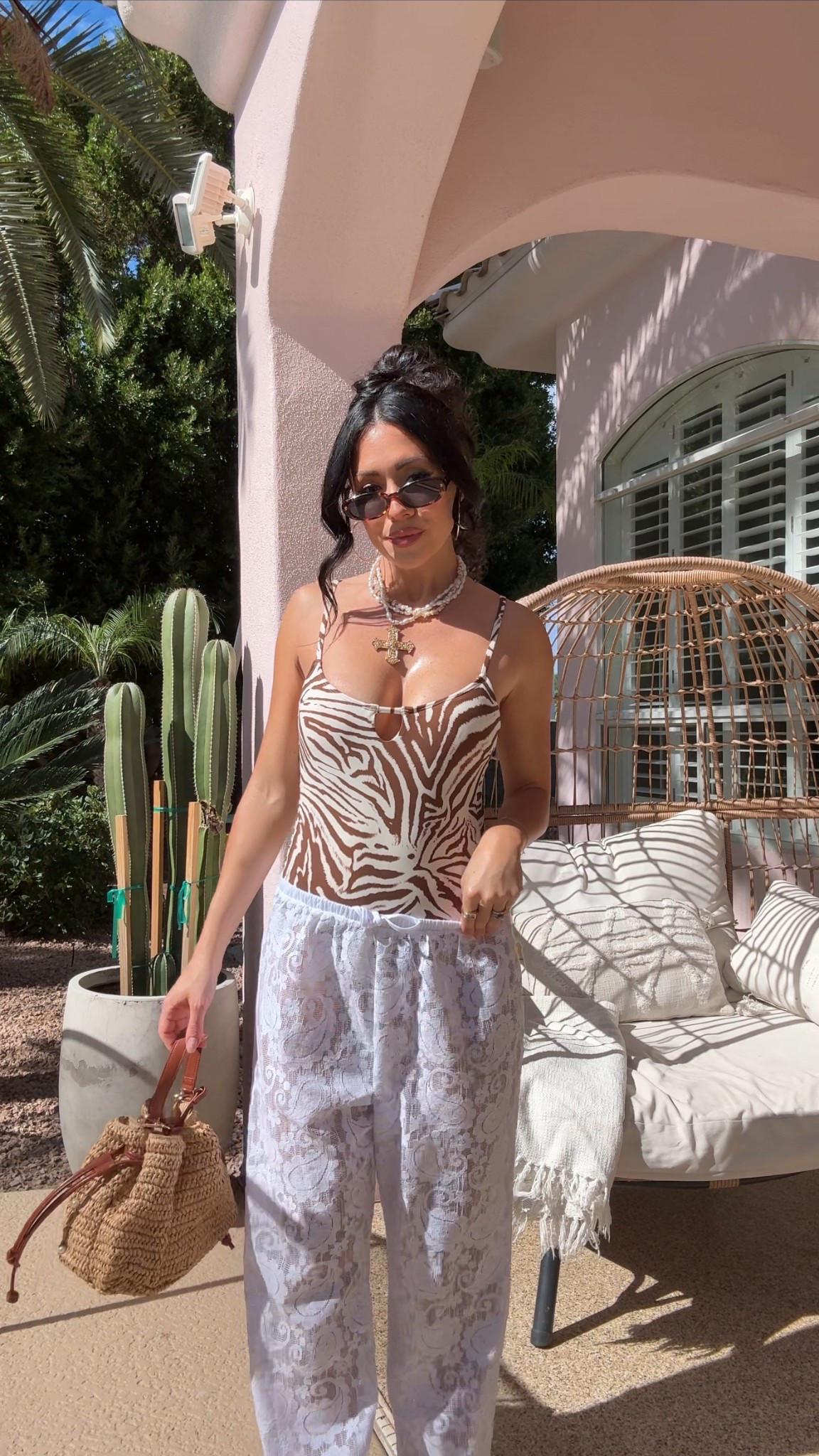 Walmart swim styling 
Size XS zebra one piece swim 
Cover up pants 
Walmart summer bag


#LTKTravel #LTKootd #LTKSeasonal