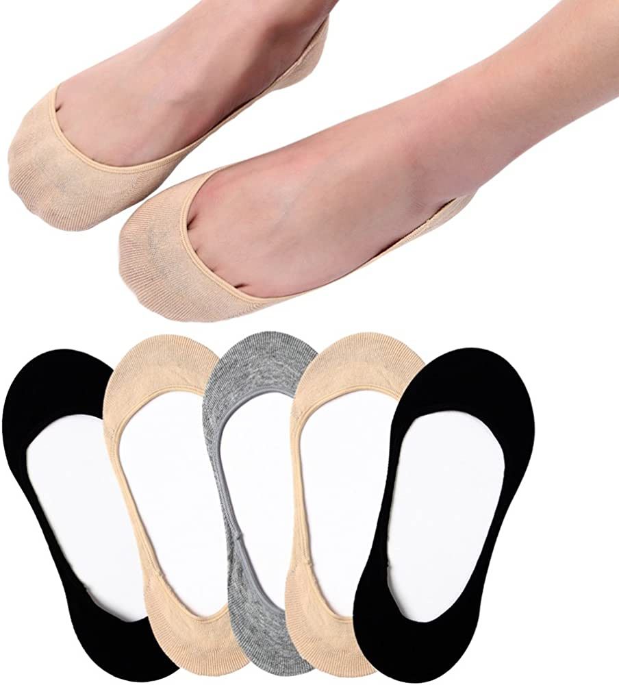 Ultra Low Cut Liner Socks Women No Show Non Slip Hidden Invisible for Flats Boat Summer | Amazon (US)