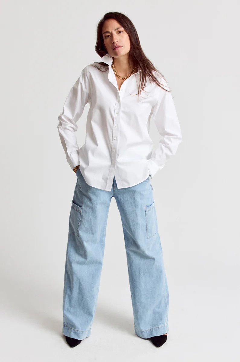 The Shirt by Rochelle Behrens - The Boyfriend Shirt - White | The Shirt by Rochelle Behrens