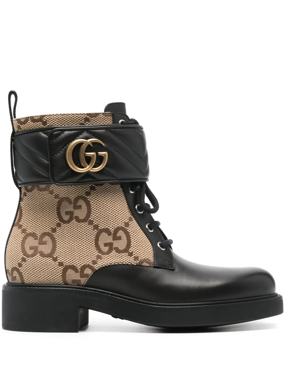 Gucci GG-canvas logo-plaque Ankle Boots - Farfetch | Farfetch Global
