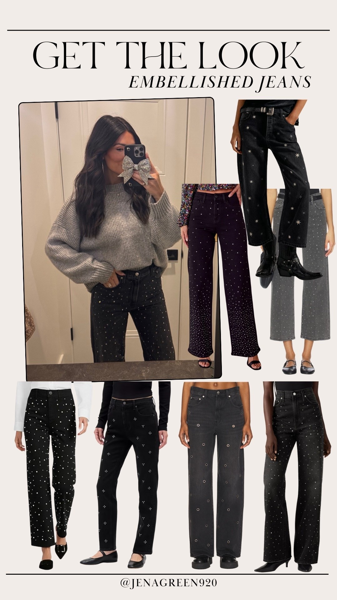 Embellished Jeans | Black Rhinestone Jeans | Sparkly Denim

#LTKHoliday #LTKTall #LTKSeasonal