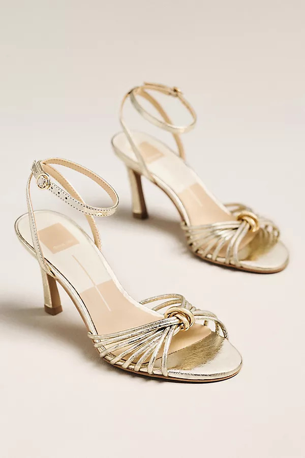 Isebel Ankle-Strap Heeled Sandals | Anthropologie (US)