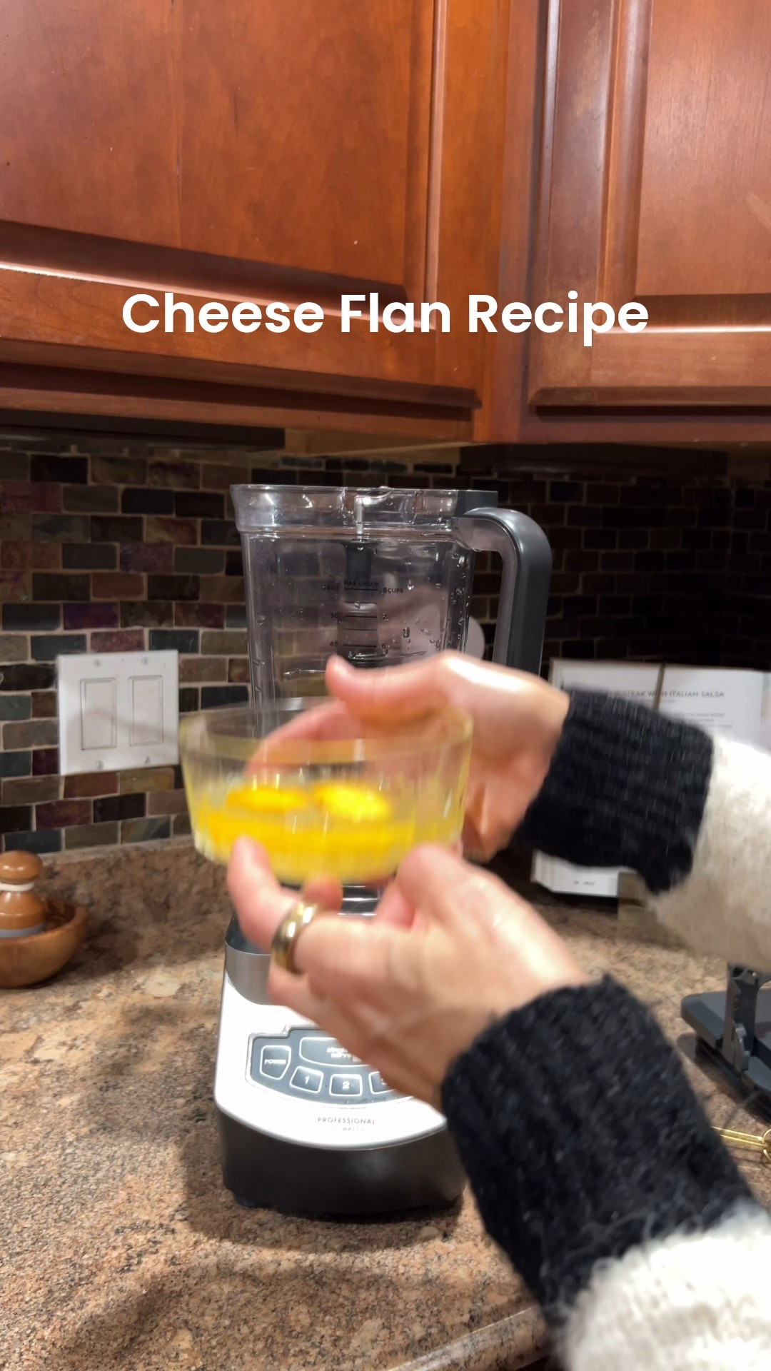 I learned to make this easy cheese flan recipe when I was 13 and went to Puerto Rico 🇵🇷 with my dad. Now, at 51 years old, it’s my signature Christmas dessert!

Full recipe on the blog www.inspireddesigntalk.com
Type flan in the search bar. Enjoy and Happy Holidays!💕✨🎄
#holidayrecipes

INGREDIENTS
White Sugar 1 cup
Evaporated Milk (1) 12oz can
Condensed Milk (1) 14 oz can
Cream Cheese (1) 8 oz Package
Large Eggs (3)
Concentrated Vanilla Flavor 1 tbsp

INSTRUCTIONS
Prep 15 m
Cook 60 m
Ready In 4 h 15 m
Total Time 5 h 30 m
Preheat to oven 350°F degrees.

In a small saucepan over medium-low heat, melt sugar until completely dissolved. Watch carefully so it does not burn. Remove from heat when it is a dark golden, amber color, 4 to 5 minutes.

Immediately pour the melted sugar into the bottom of the 9″-inch glass baking pan; swirl so that caramel reaches the sides, working quickly before it hardens. Set aside.

Place sweetened condensed milk, evaporated milk, eggs, cream cheese, milk, and vanilla in a blender; blend until smooth.

Place enough water in the tin pan to reach the caramel of the glass pan. Place the glass pan inside the tin pan with the water.

Pour the condensed milk mixture on top.
Bake flan in the preheated oven until a damp table knife or toothpick inserted into the center comes out clean, 45 minutes to 1 hour. Remove from the oven and let stand for 5 minutes.

Chill flan in the refrigerator until firm, 3 to 4 hours (I chill overnight).

When ready to serve, run a knife around the edges to loosen. Set a plate over the flan and flip it upside-down to invert.

Slice into wedges and serve.

#LTKHome #LTKmomlife #LTKfoodie