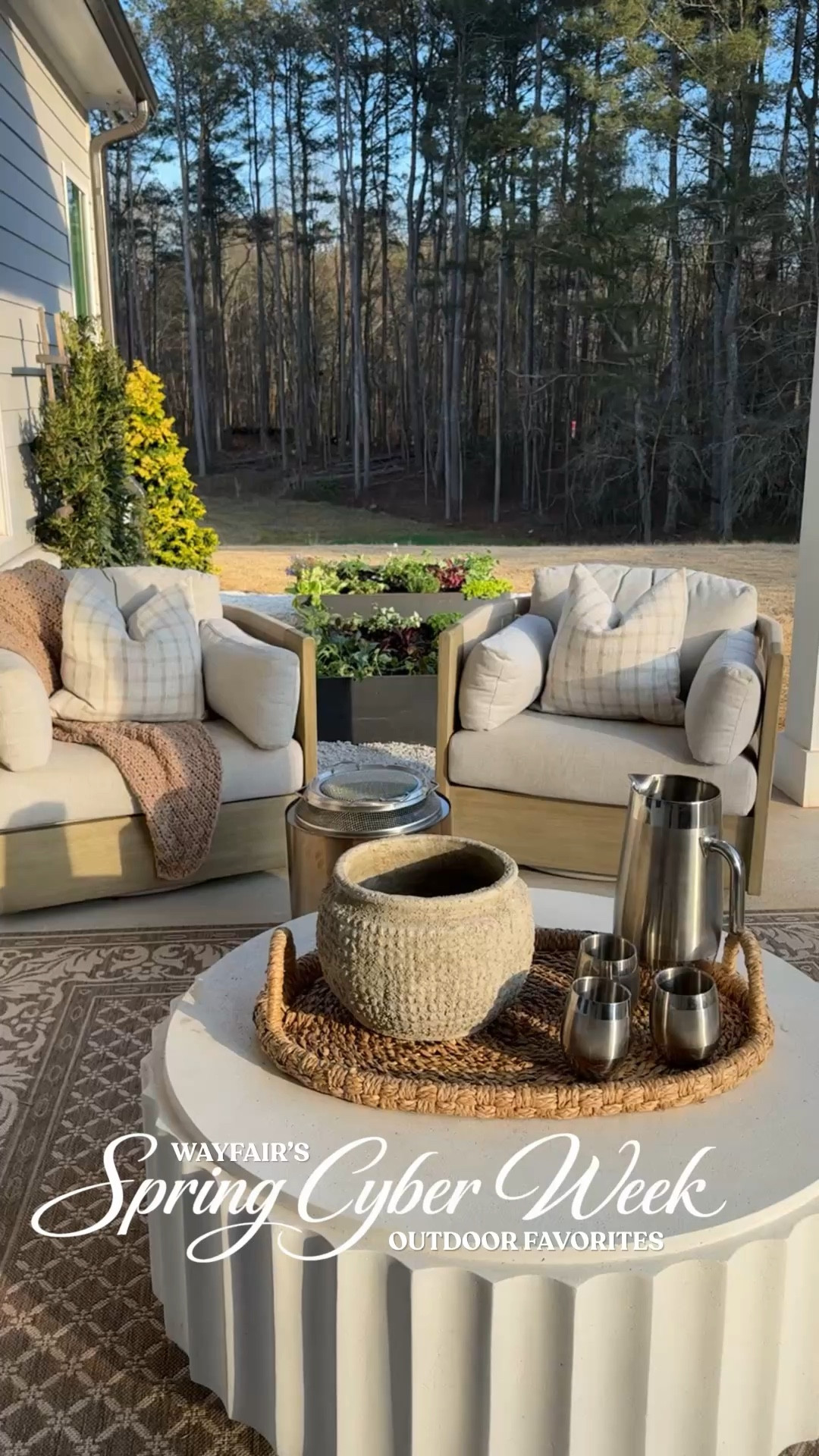 Here are my favorite @Wayfair  outdoor finds! It’s the perfect time to refresh your patio and outdoor area for the warmer months!☀️ Get all of the essentials up to 80% off with free sitewide shipping for Wayfair’s Spring Cyber Week sale! #ad #wayfair #WayfairPartner #liketkit

#LTKSaleAlert #LTKHome #LTKSeasonal