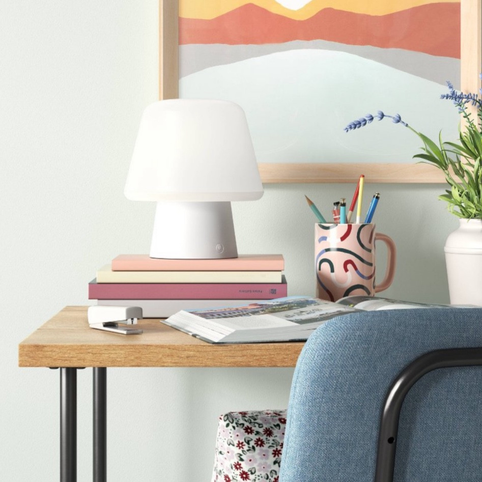 Portable Mushroom Lamp by Room Essentials. Available in 2 colors at Target 🎯 

#LTKsalealert #LTKhome #LTKFind