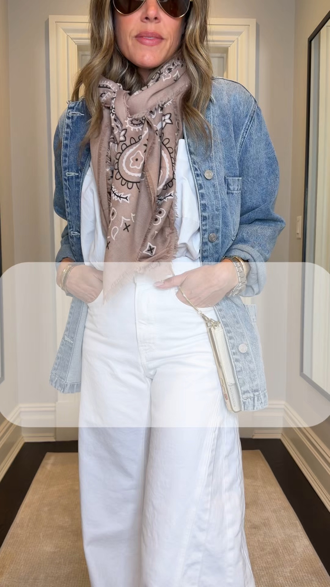 If you’re building a spring wardrobe …start with a great denim jacket.
I threw this @Quince style over white jeans + a button-up and added a bandana scarf to give it that “finished but not fussy” feel.
Easy. Timeless. Wear on repeat. #Quincepartner

#LTKOver40
