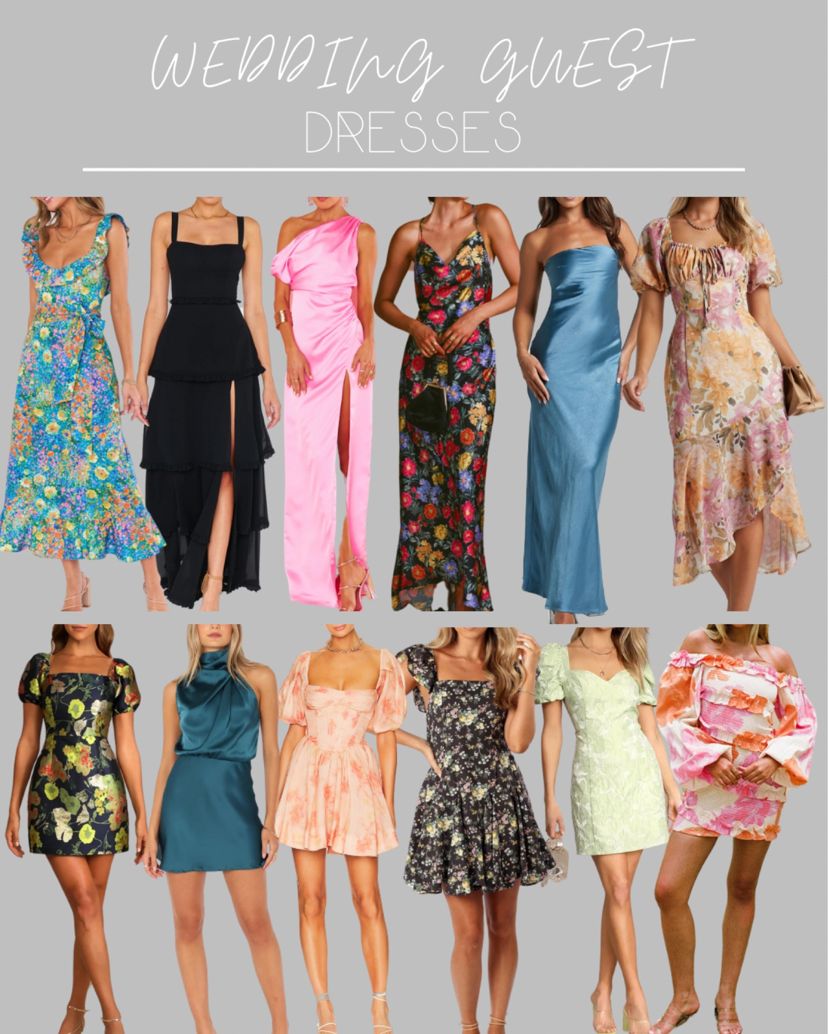 Wedding season is upon us! Here’s some dress inspo for you! 

#LTKstyletip #LTKSeasonal #LTKwedding