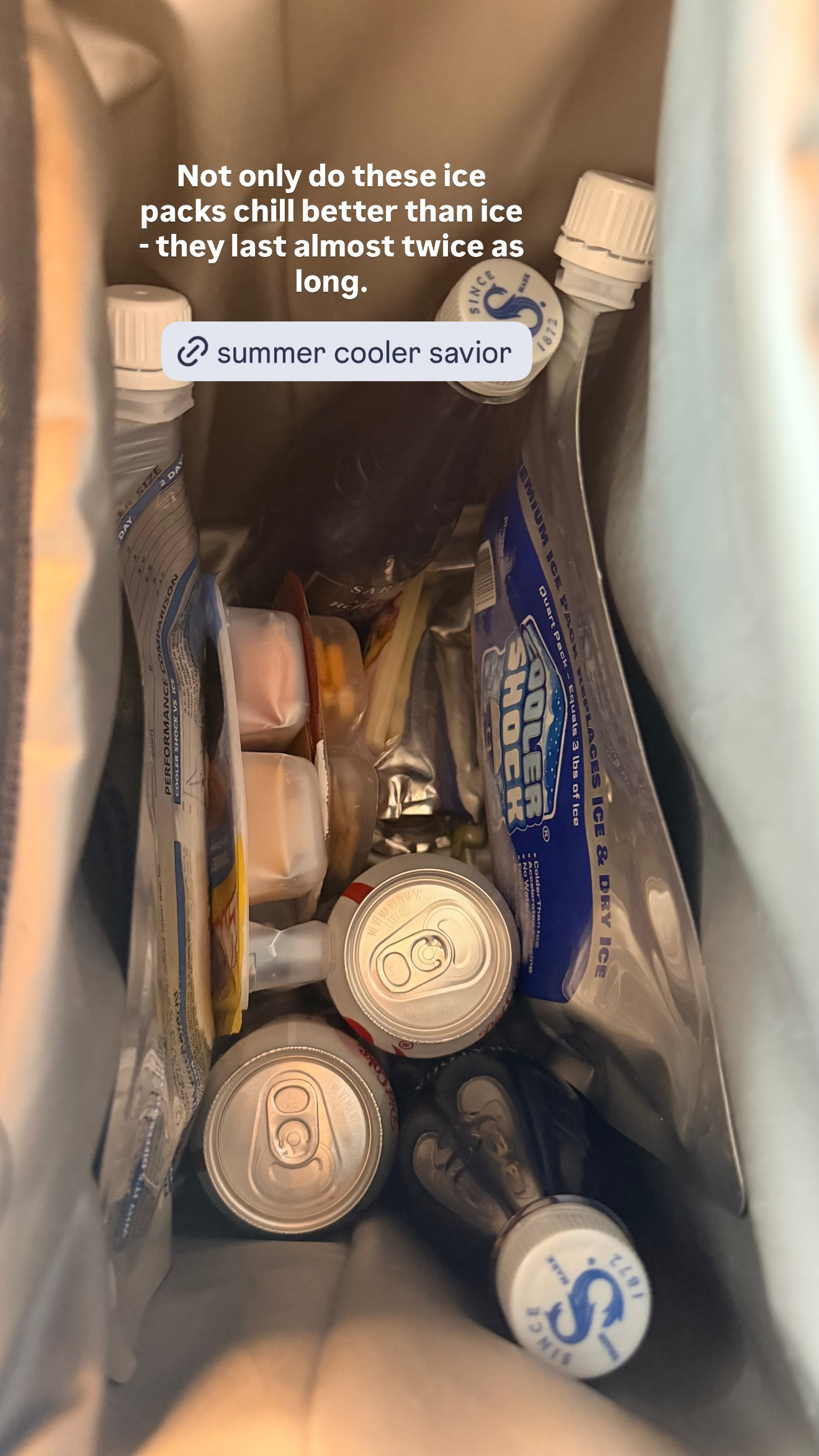 Not only do these ice packs chill better than ice, but they last almost twice as long 

 #LTKHome