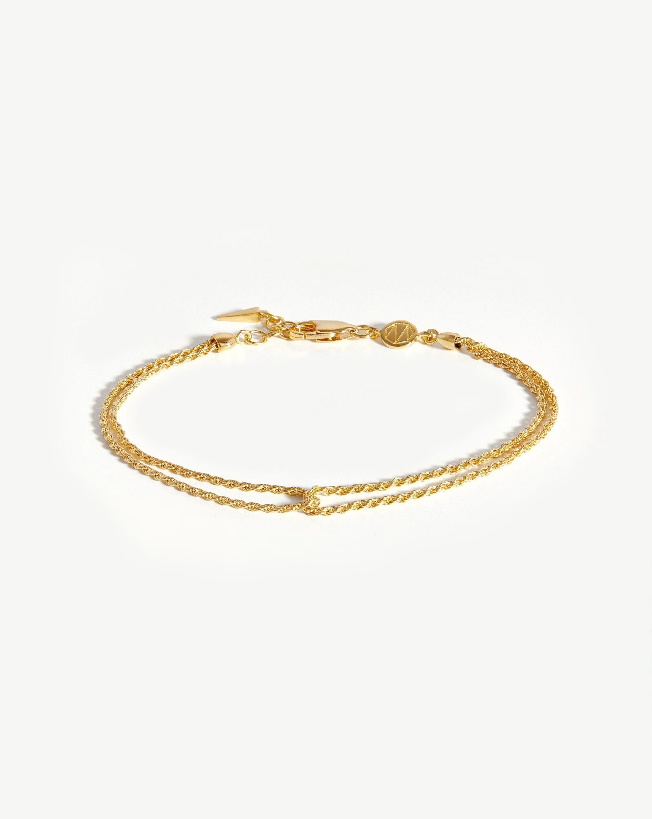 Double Rope Bracelet - 18ct Gold Vermeil | Missoma UK | Missoma UK