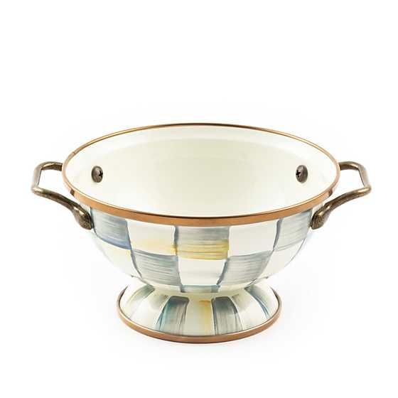 Sterling Check Enamel Simply Anything Bowl | MacKenzie-Childs