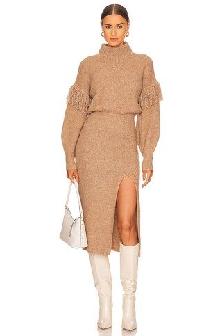 SAYLOR Angelle Sweater Dress in Oatmeal from Revolve.com | Revolve Clothing (Global)
