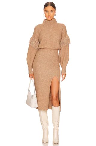 SAYLOR Angelle Sweater Dress in Oatmeal from Revolve.com | Revolve Clothing (Global)