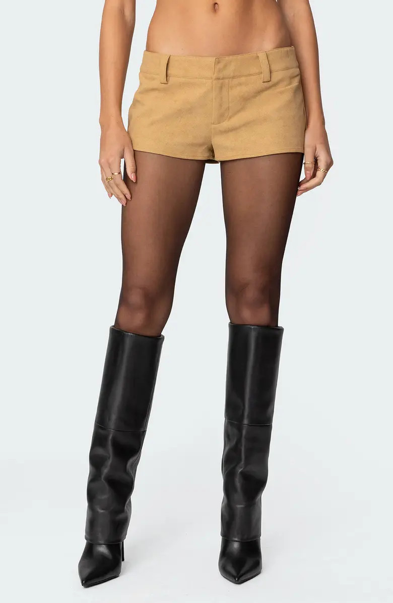 Shane Faux Suede Microshorts | Nordstrom