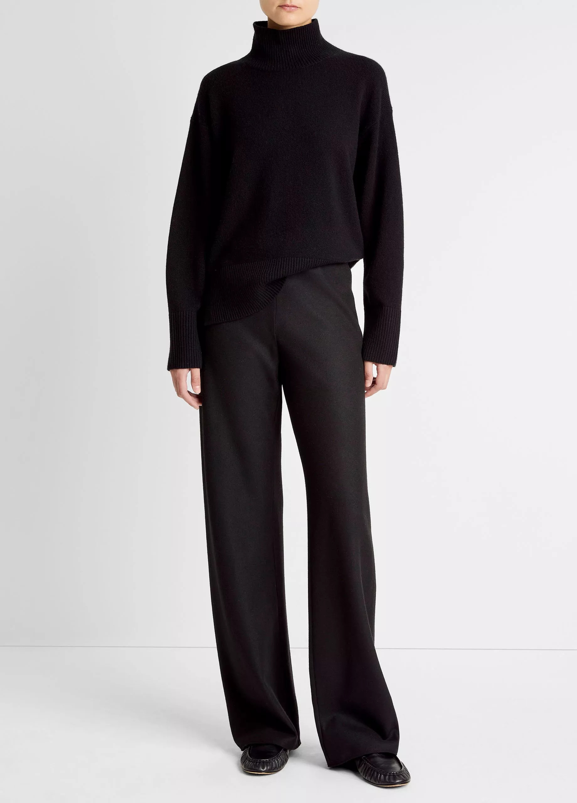 Italian Wool-Blend High-Waist Bias Pant | Vince LLC