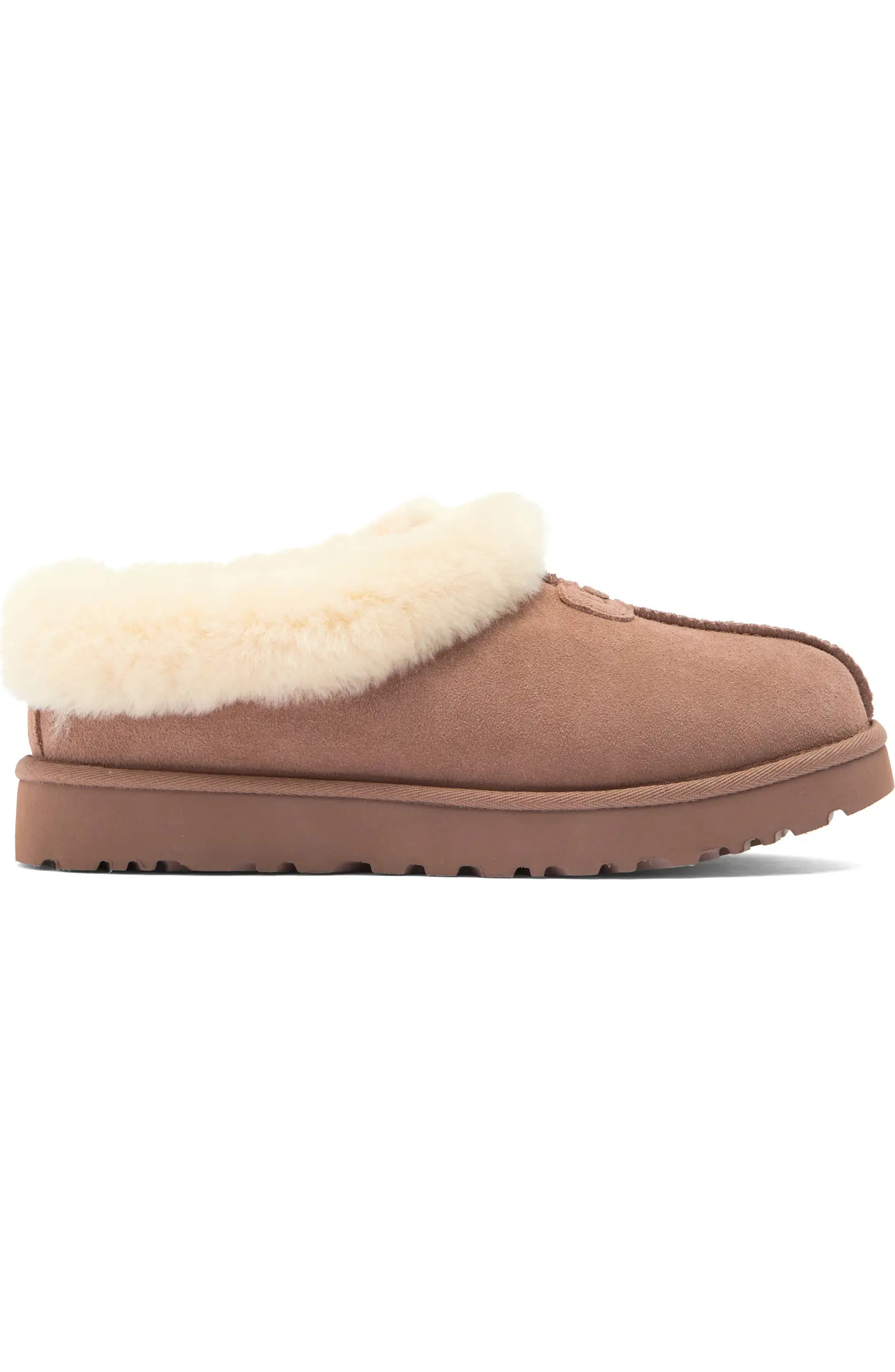 UGG® Tazzette Genuine Shearling Collar Slipper (Women) | Nordstrom | Nordstrom