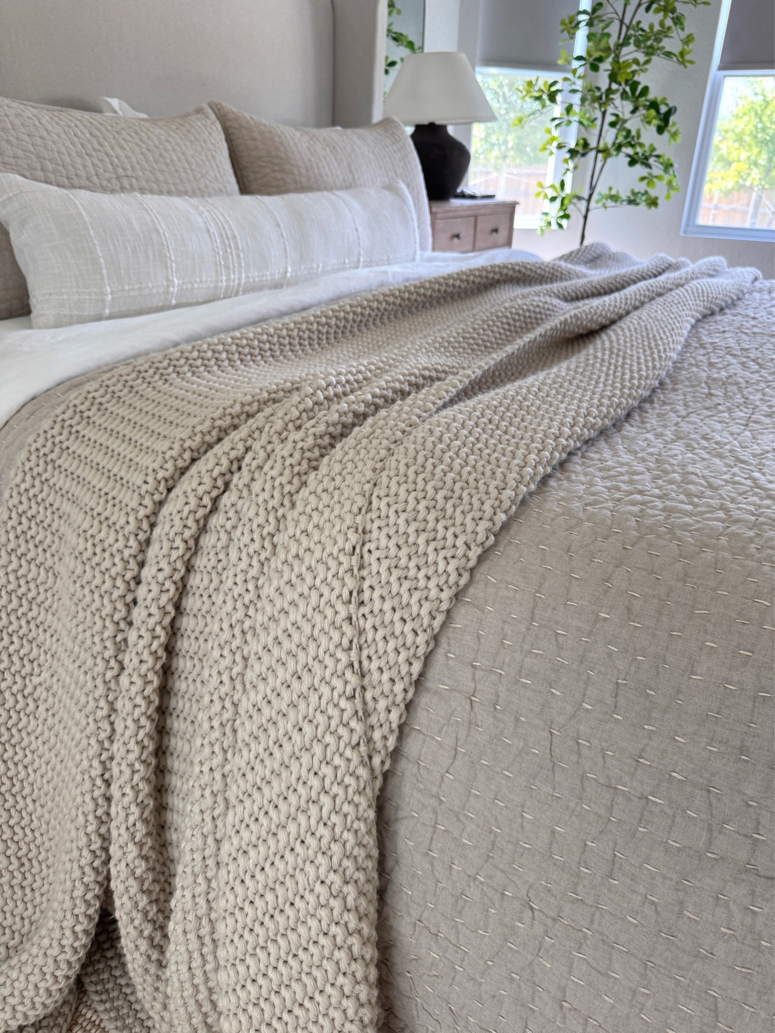 Bedding Goals 🛏️🌤️ 

Comfy, Textured, Neutral and Layered is my vibe.

Sharing all my bedroom links!

Quince bedding, bedsure duvet, amazon finds, quince quilt, jute rug, pottery barn style, looks for less, bedframe, wayfair finds, wood bench, upholstered bed frame, neutral bedding

#LTKStyleTip #LTKFindsUnder100