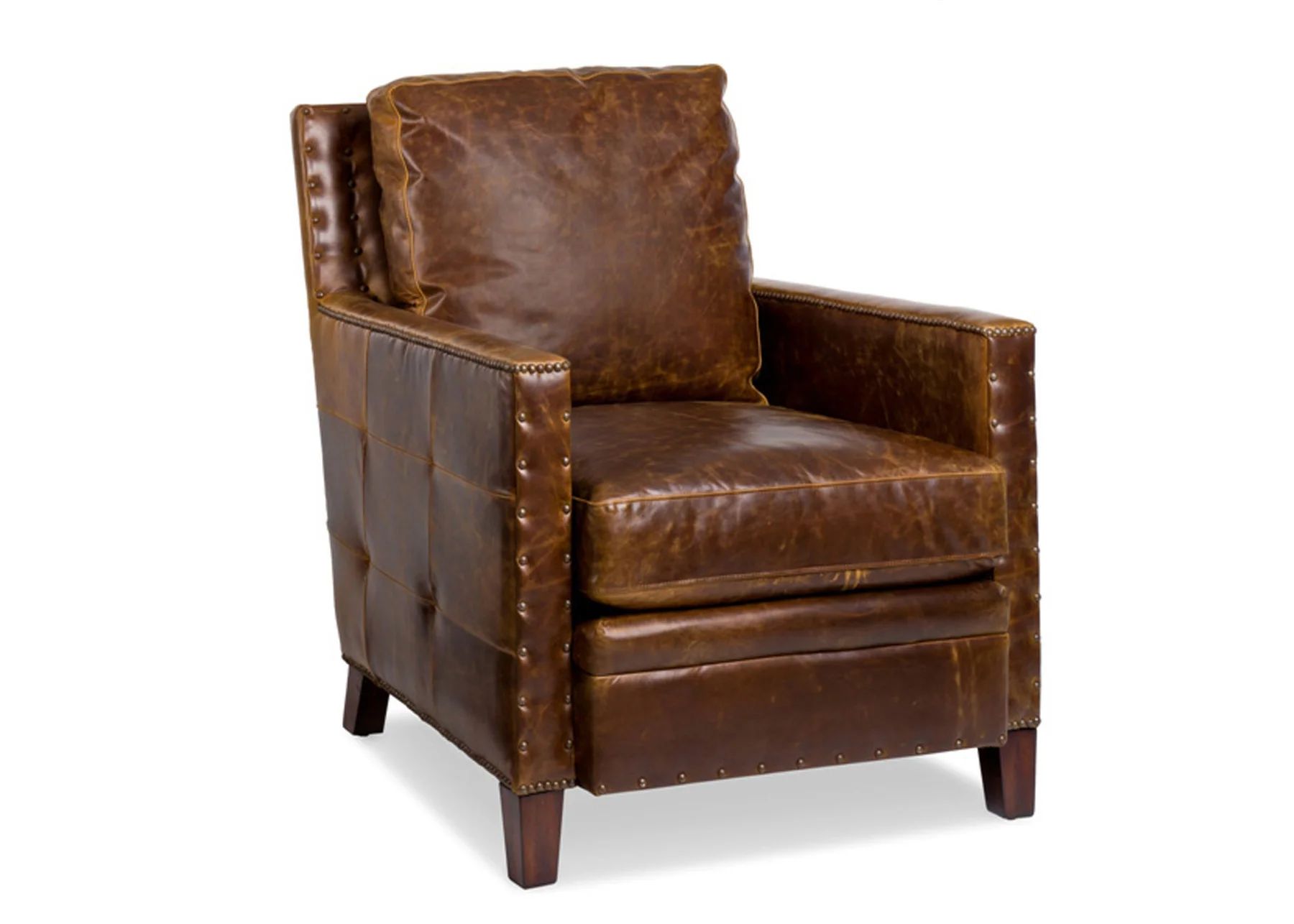 Maitland Smith Upholstery Leather Club Chair | Wayfair North America